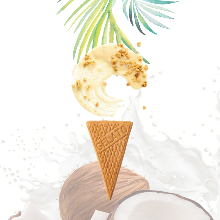 Mesclado Crocco: com esse mesclado delicadíssimo de coco super crocante, há uma infinidade de combinações que você pode criar.